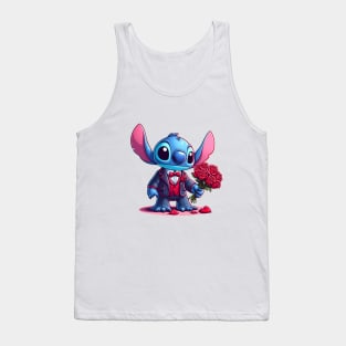 Valentines Day Stitch, Stitch Love Tank Top